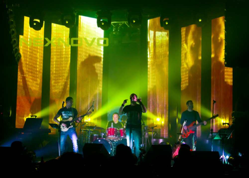 希腊音乐舞台透明LED屏(图1)