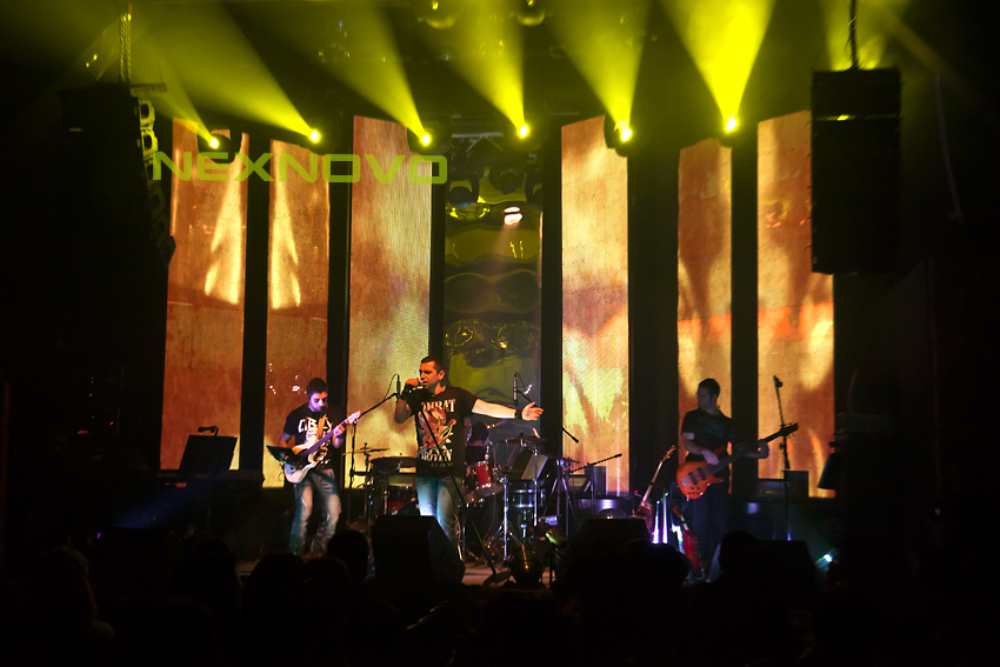 希腊音乐舞台透明LED屏(图2)