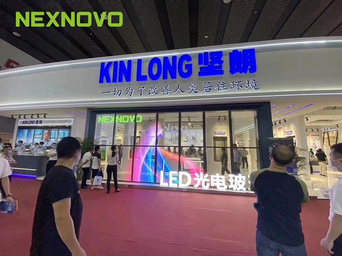 晶泓LED光电玻璃屏,建博会大放异彩,燃爆展会现场!(图7)